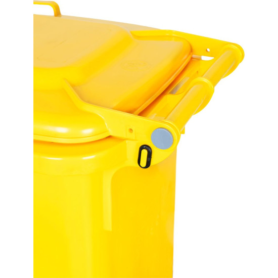 Trashcan Strend Pro GB2, 120 lit, yellow Trashcan Strend Pro GB2, 120 lit, yellow