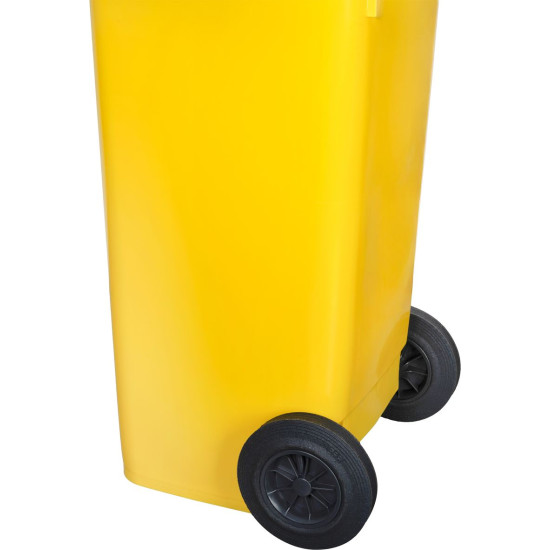 Trashcan Strend Pro GB2, 120 lit, yellow Trashcan Strend Pro GB2, 120 lit, yellow