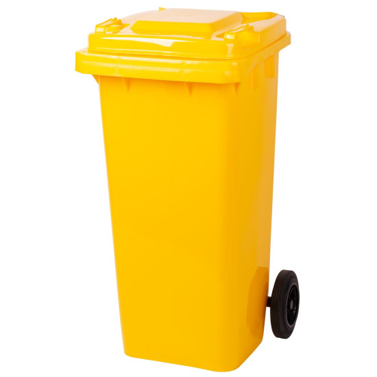 Trashcan Strend Pro GB2, 120 lit, yellow Trashcan Strend Pro GB2, 120 lit, yellow