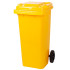 Trashcan Strend Pro GB2, 120 lit, yellow