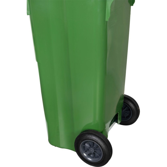 Trashcan MGB 120 lit, plastic, green