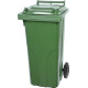 Trashcan MGB 120 lit, plastic, green