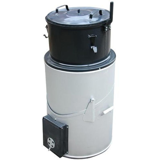 Steam cooker 80l, enamelled, complete set, 125mm Steam cooker 80l, enamelled, complete set, 125mm