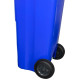 Trashcan MGB 120 lit, plastic, blue 5002, HDPE