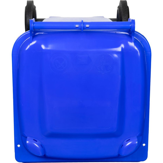 Trashcan MGB 120 lit, plastic, blue 5002, HDPE