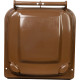 Trashcan MGB 120 lit, plastic, brown 8014, HDPE