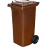 Мусорный бак Strend Pro GB2, 120 л, коричневый