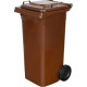 Мусорный бак Strend Pro GB2, 120 л, коричневый