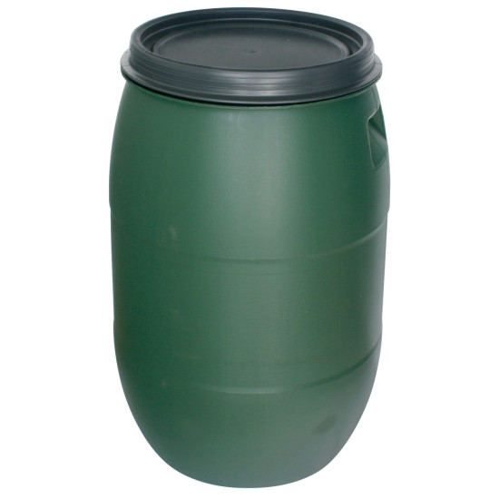 Barrel Pannon EN11604 120 lit, 395 mm, green, plastic