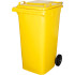 Trashcan MGB 240 lit, plastic, white