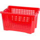 Multipurpose basket ICS M401000 • 40 lit, 56x35x31 cm, perforated sides, red