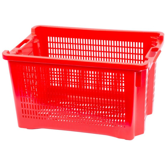 Multipurpose basket ICS M402000 • 40 lit, 56x35x31 cm, perfored sides, red