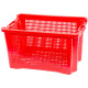 Multipurpose basket ICS M402000 • 40 lit, 56x35x31 cm, perfored sides, red