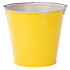 Galvanized bucket 15 lit, yellow
