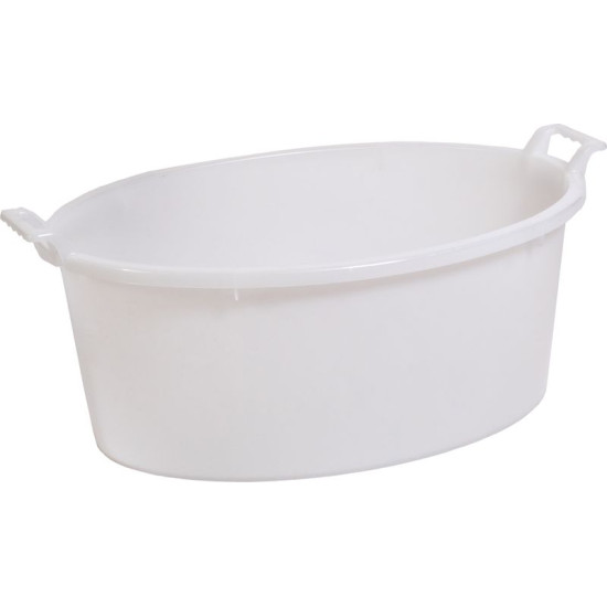 Wash basin ICS P12160, 33 lit, 60 cm, white, oval, with ears