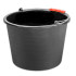 Bucket  ReCycled® 16 lit, construction, plastic, plastic handle, black