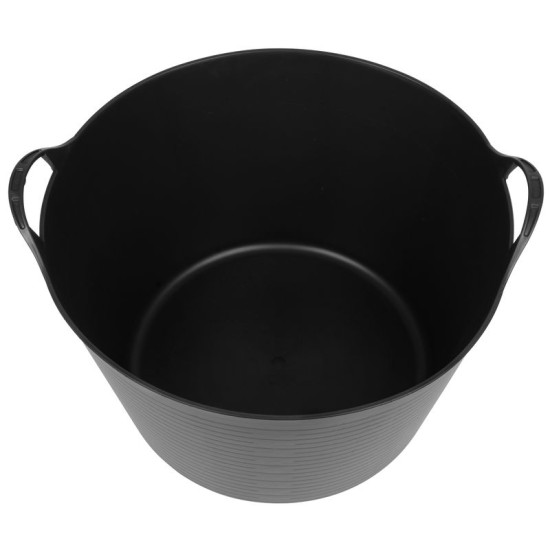 Ведро Strend рro Flexi, черное, строительное, 51,5x39 см, 55 л
