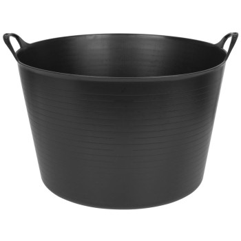 Ведро Strend рro Flexi, черное, строительное, 51,5x39 см, 55 л