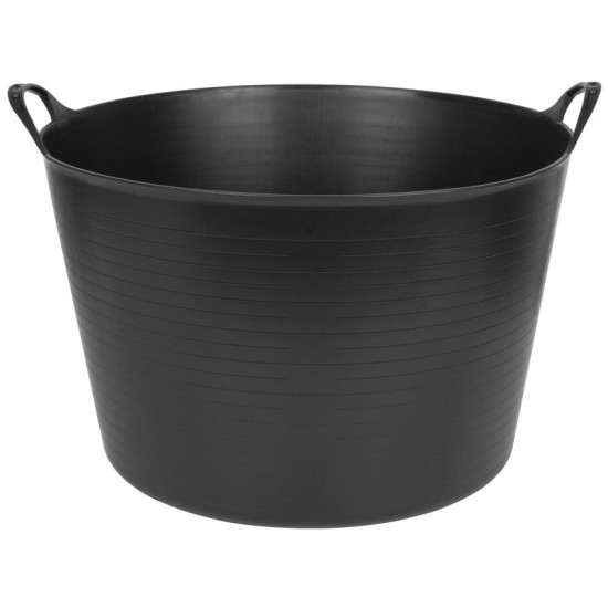 Ведро Strend рro Flexi, черное, строительное, 51,5x39 см, 55 л