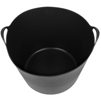 Ведро Strend Pro Flexi, черное, строительное, 46,5x37 см, 42 л