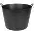 Kauss Strend Pro Flexi, melns, konstrukcija, 46,5x37 cm, 42 L