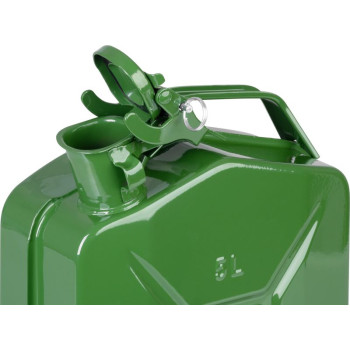 Канистра JerryCan LD5, 5 литров, металлическая, для топлива, зеленая