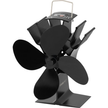 Strend Pro ventilators, kamīns, stāvošs, apsildāms, 4 asmeņu, melns