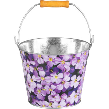 Ведро Strend Pro, 5 литров, металл, принт цветы/фрукты, разные виды