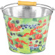 Strend Pro bucket, 5 liters, metal, flower/fruit print, various types