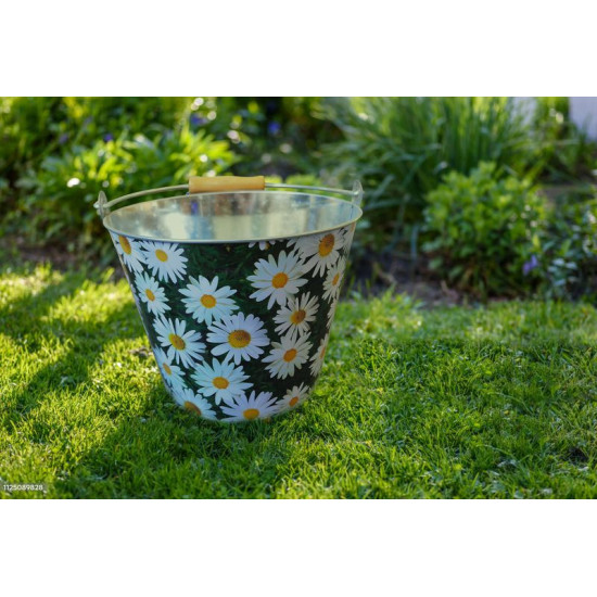 Strend Pro bucket, 5 liters, metal, flower/fruit print, various types