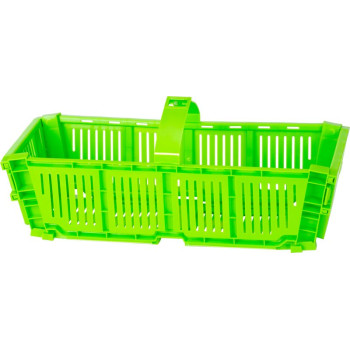 Ящик Strend Pro, для фруктов и овощей, корзина, складной, с ручкой, зеленый, 40x18x15 см