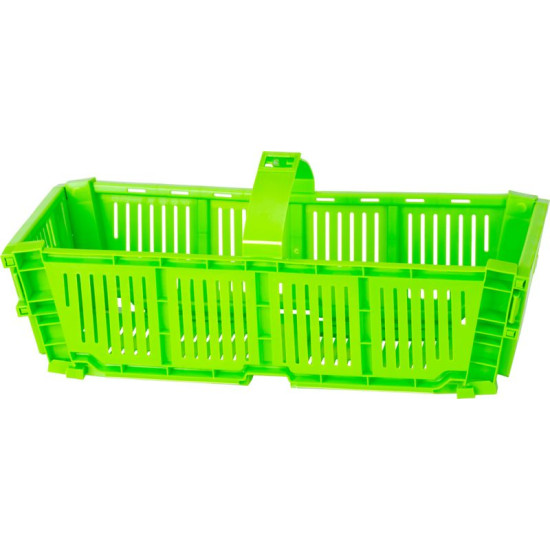 Ящик Strend Pro, для фруктов и овощей, корзина, складной, с ручкой, зеленый, 40x18x15 см