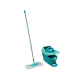 <p>Semi-professional floor mop, for all types of floors, easy wringing of the sleeve using the wringing system in the PROFI bucket, replaceable sleeves made of special synthetic microfibers (washable at 60 ° C in the washing machine without fabric softener), movable joint for wiping into eights and with reach, cabinets, etc., mop width 42 cm + Universal bucket with wringing system without wheels, 8 l, suitable for PROFI mops or other mops with wire construction, wringing without soaking your hands in 