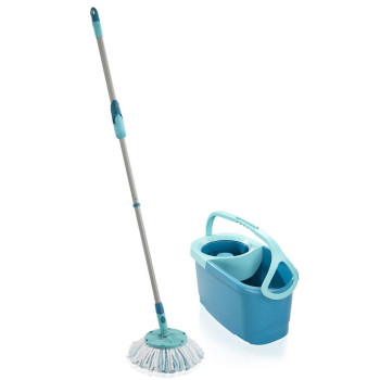 <p>Rotary cleaning set designed for washing floors without hand contact and dirty water. Ideal for tiles and stone floors. The novelty is the rotary system located directly in the handle, the possibility of quick termination directly by the user, a new large rotary chamber that can be easily and quickly inserted into the bucket, a universal total bucket volume of 20l, an operating volume of 6l, a bucket with one handle, a flexible rotary joint. Microfiber mop bunches for intensive dirt absorption. The