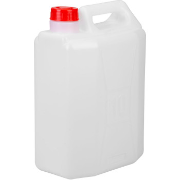 Канистра 10 л с крышкой, белая