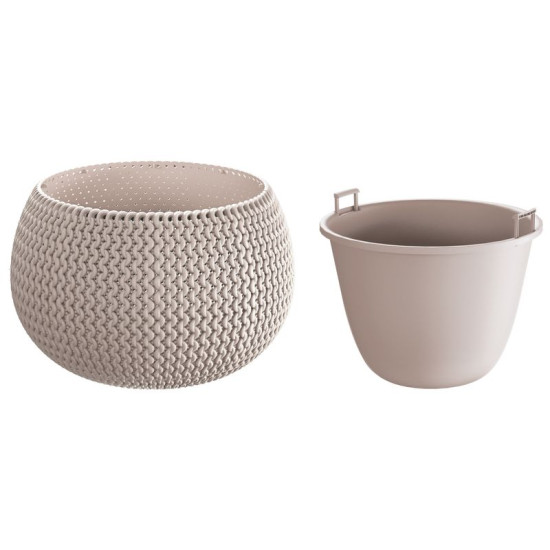 Цветочный горшок SрLOFY Bowl 290x195 мм, мокка
