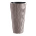 Flower pot Sandy Slim 400, mocca