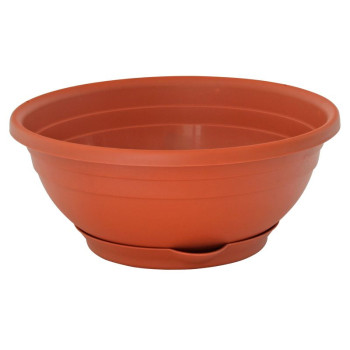 Puķu pods apaļš 25x10cm ICS SERENELLA