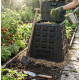 Composter 400lit. 885x0800x885mm EVOBLACK hobby, black Composter 400lit. 885x0800x885mm EVOBLACK hobby, black