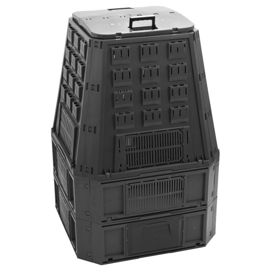 Composter 800lit. 910x1345x900 EVOBLACK hobby, black Composter 800lit. 910x1345x900 EVOBLACK hobby, black