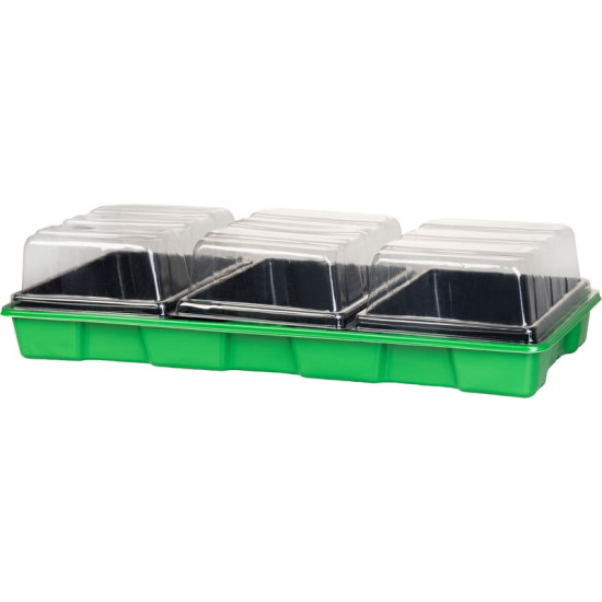 Лоток для рассады 57x24,5x13,5см, 3 отверстия Лоток для рассады 57x24,5x13,5см, 3 отверстия