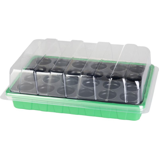 Лоток для рассады 33x23x10 см, 24 отверстия Лоток для рассады 33x23x10 см, 24 отверстия