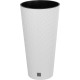 Rotan flover pot round 400mm 35/64lit. H -763mm Rato tubus, white