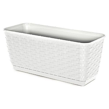 Горшок для растений Д-492мм Ш-172мм В- 174мм 12л.Раттола, коричневый