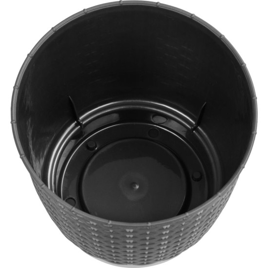 Flower pot RATOLLA Round 190, darkbrown