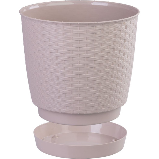Flower pot RATOLLA Round 250, mocca