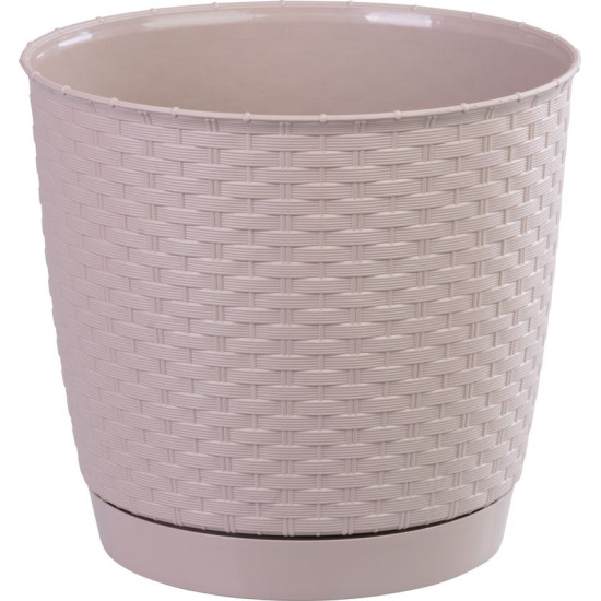 Flower pot RATOLLA Round 250, mocca