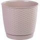 Flower pot RATOLLA Round 250, mocca