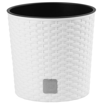 Flower pot RATO Round 200, white Flower pot RATO Round 200, white