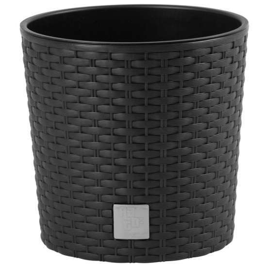 Flower pot RATO Round 200, darkbrown